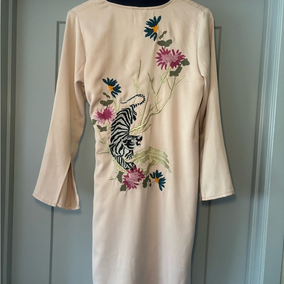 Top Shop Embroidered Duster Robe - Picture 6 of 8
